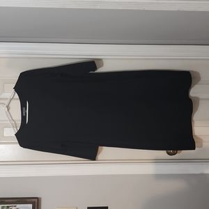 Lands' End Petite Large Black Dress